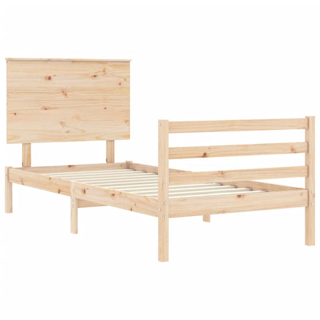 Bed Frame Without Mattress Solid Wood