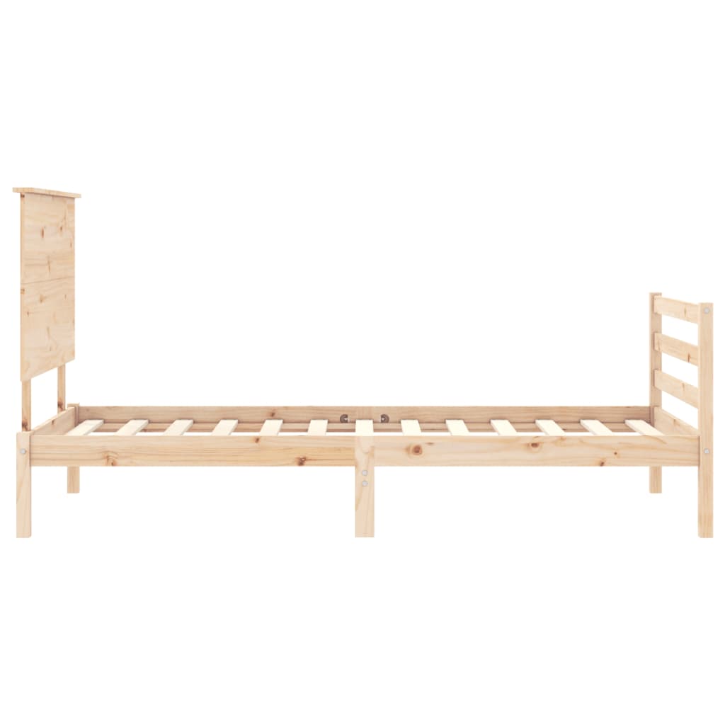 Bed Frame Without Mattress Solid Wood