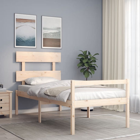 Senior Bed Without Mattress Solid Wood