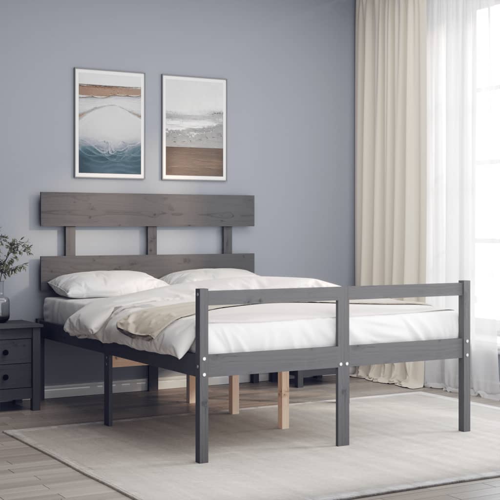 Senior Bed Without Mattress Solid Wood
