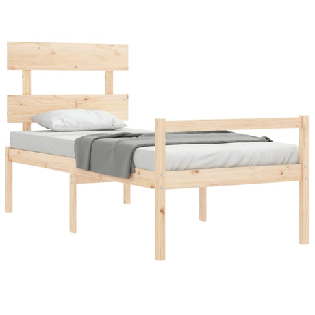 Senior Bed Without Mattress Solid Wood