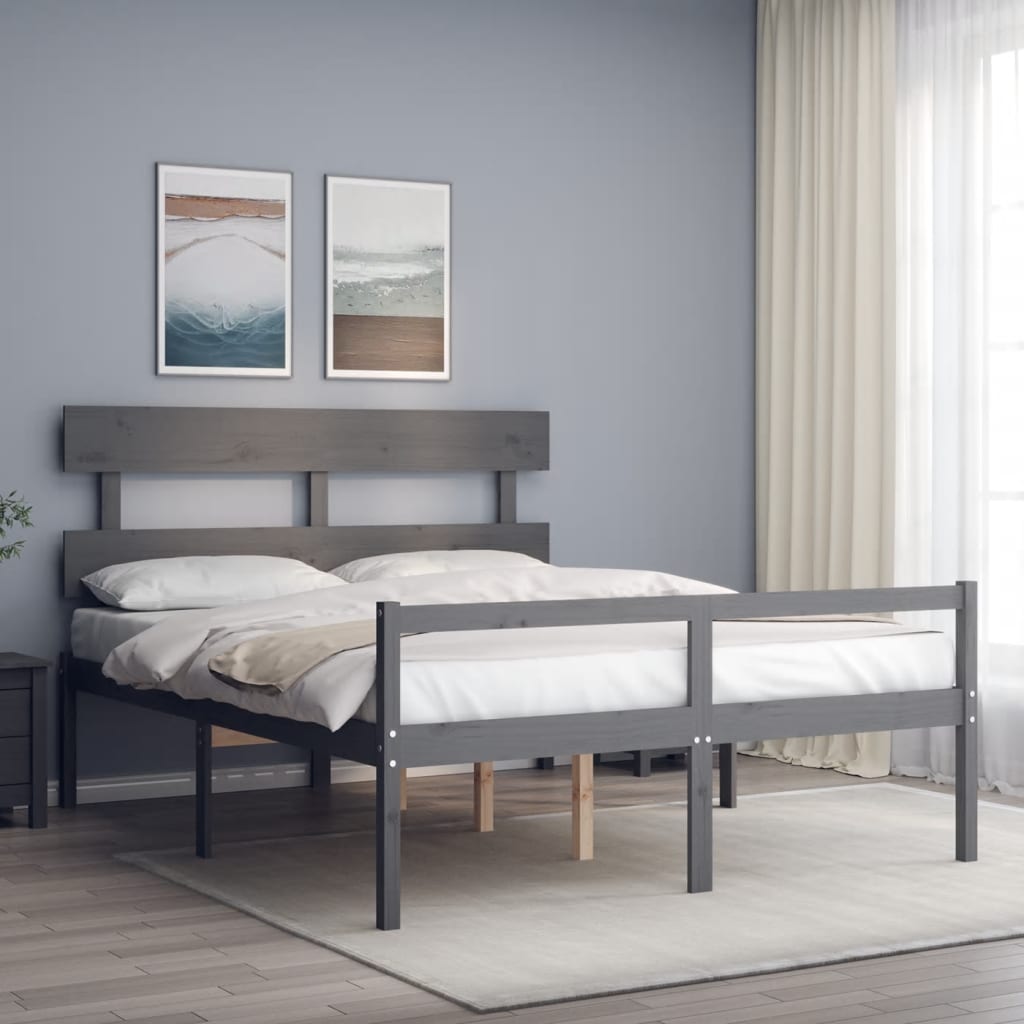 Senior Bed Without Mattress Solid Wood