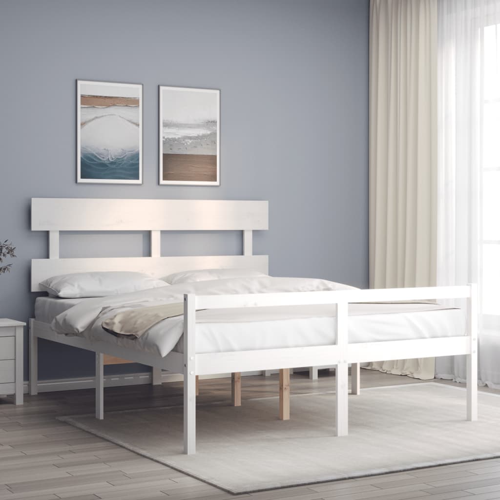 Senior Bed Without Mattress Solid Wood