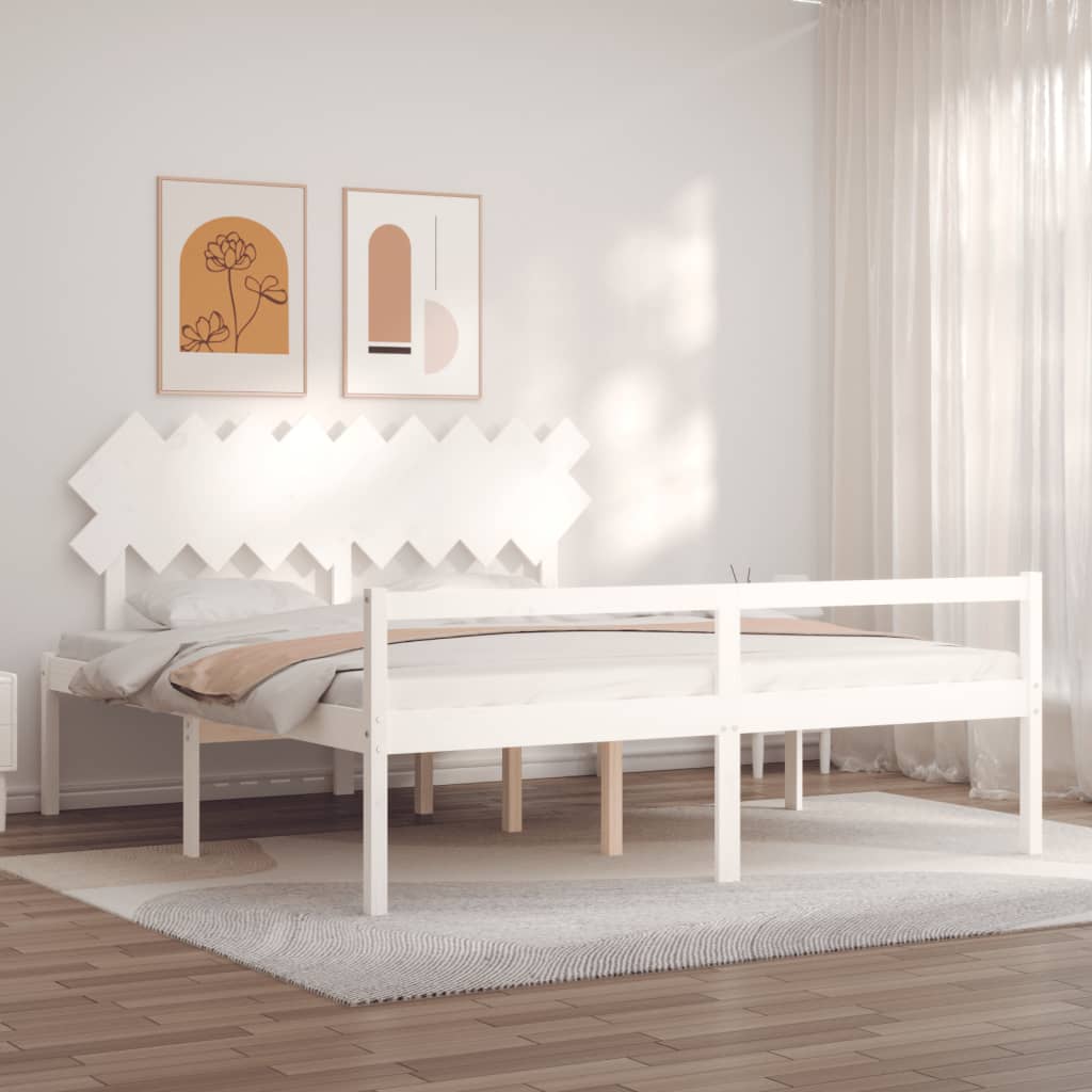 Senior Bed Without Mattress Single Solid Wood