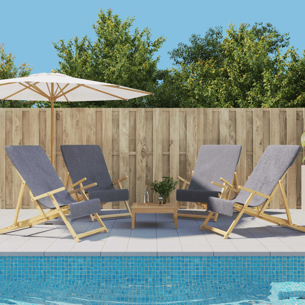 Beach Towels 2 Pcs Fabric 400 Gsm