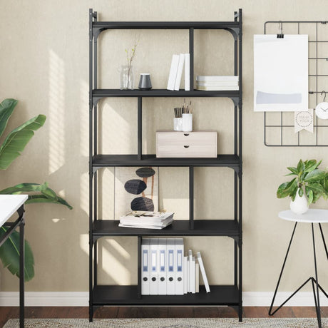Bookcase 5-Tier 76X32X Engineered Wood