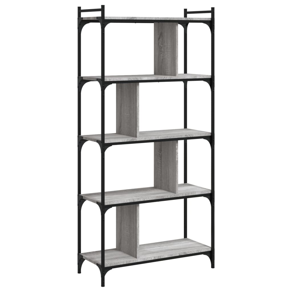 Bookcase 5-Tier 76X32X Engineered Wood