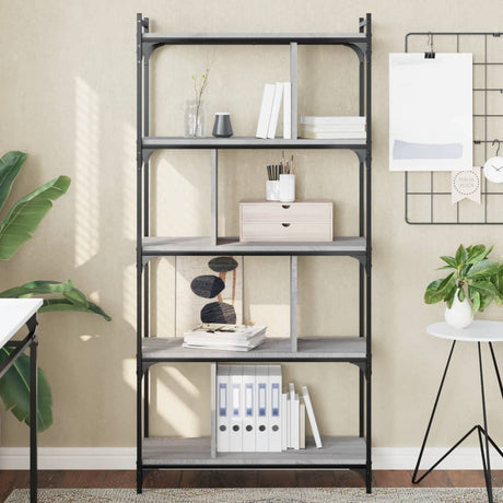 Bookcase 5-Tier 76X32X Engineered Wood