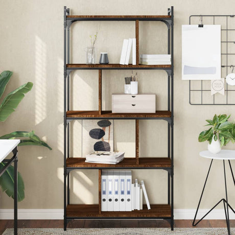 Bookcase 5-Tier 76X32X Engineered Wood