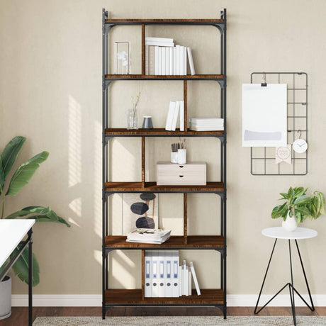Bookcase 5-Tier 76X32X Engineered Wood