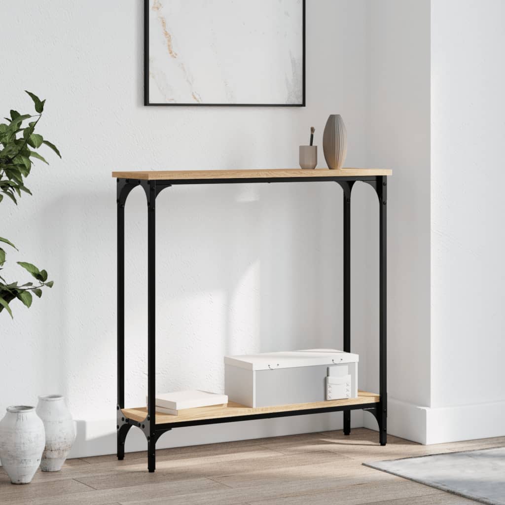 Console Table 100X22.5X75 Cm Engineered Wood