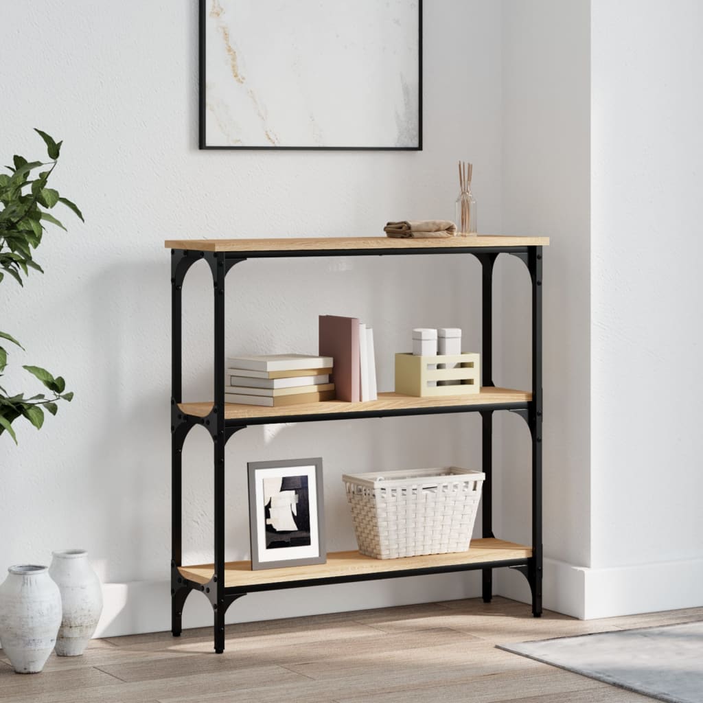 Console Table 100X22.5X75 Cm Engineered Wood