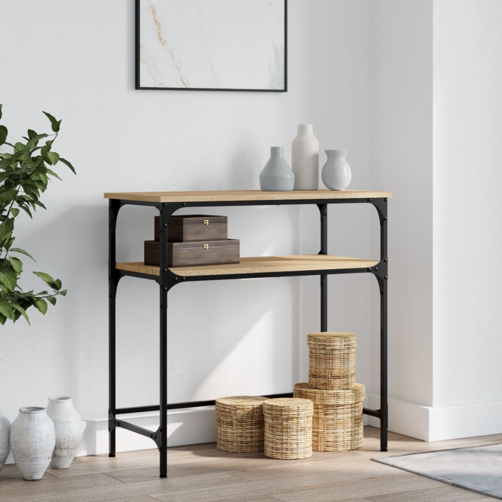 Console Table 100X35.5X75 Cm Engineered Wood