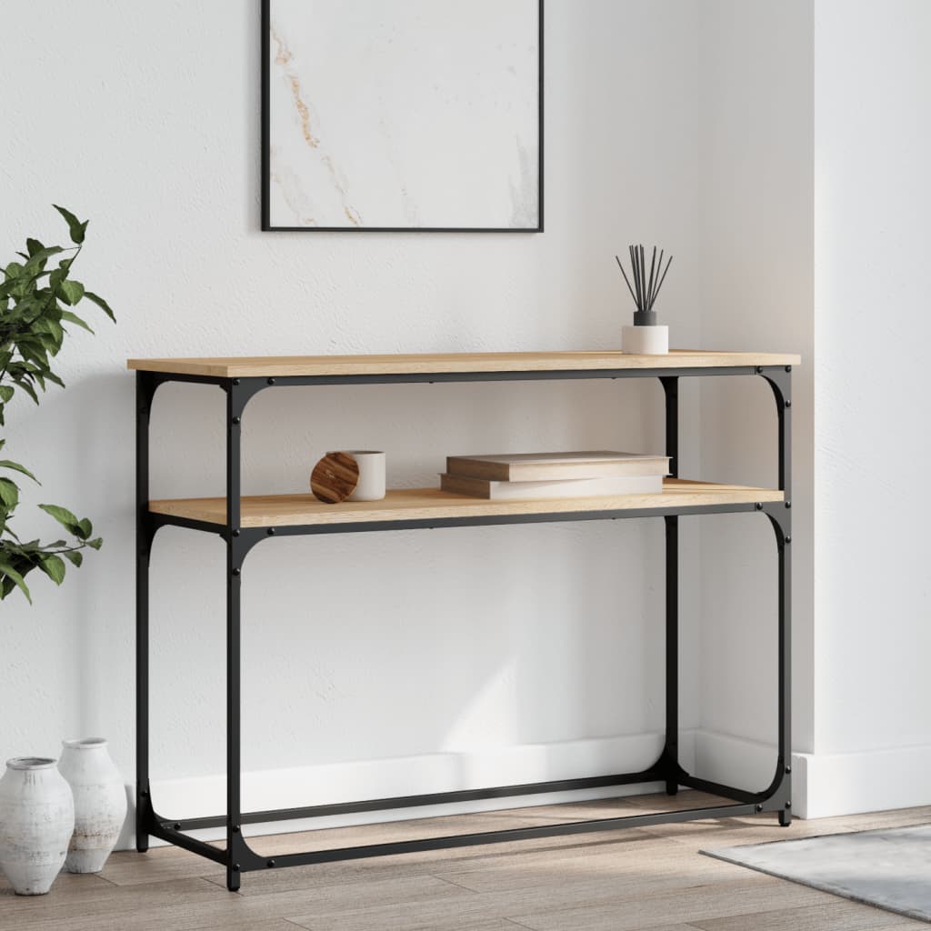 Console Table 100X35.5X75 Cm Engineered Wood