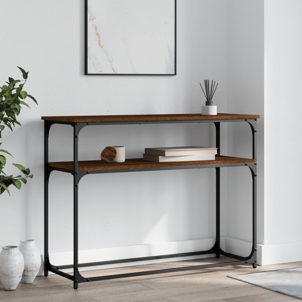 Console Table 100X35.5X75 Cm Engineered Wood