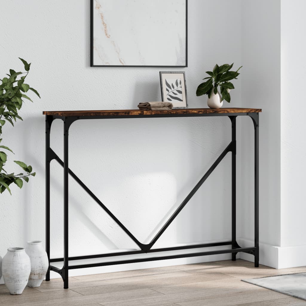 Console Table 102X22.5X75 Cm Engineered Wood