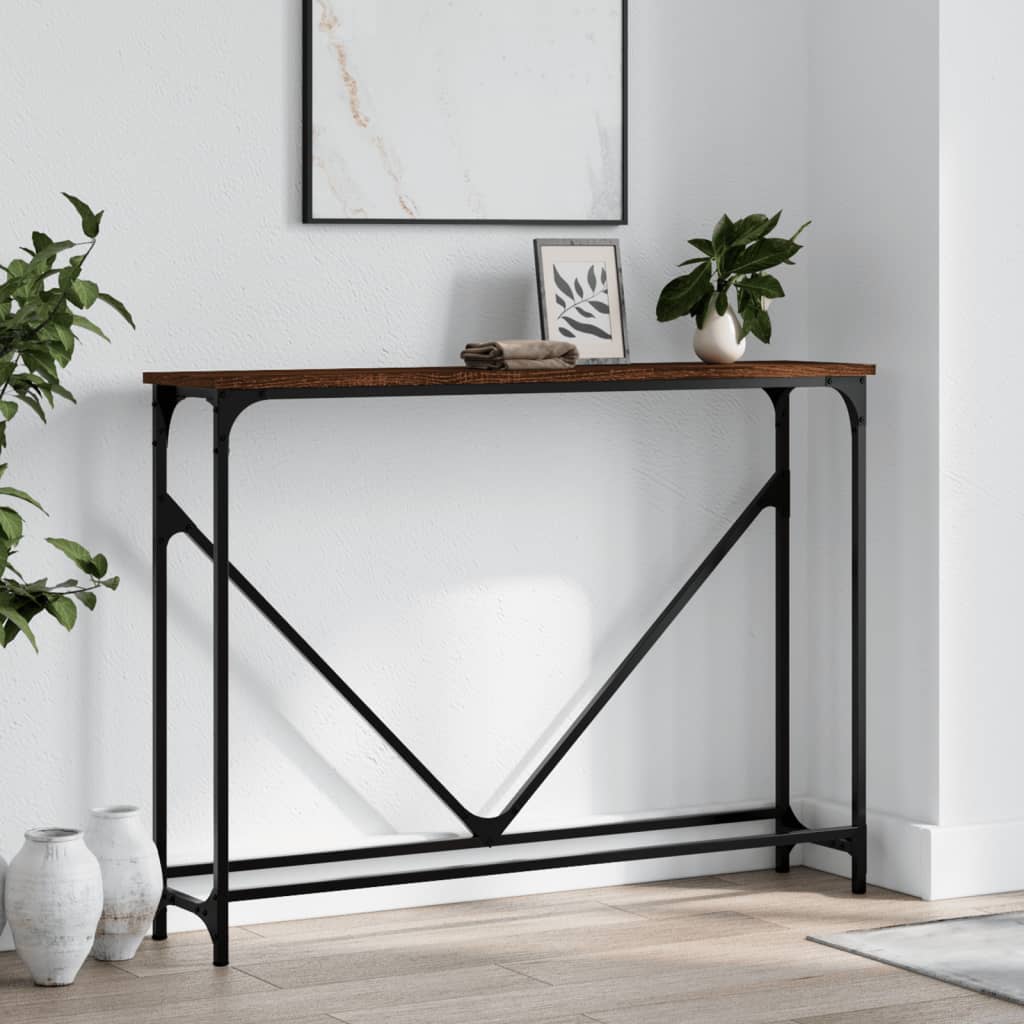Console Table 102X22.5X75 Cm Engineered Wood