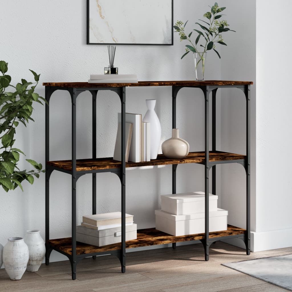 Console Table 102X35X90 Cm Engineered Wood