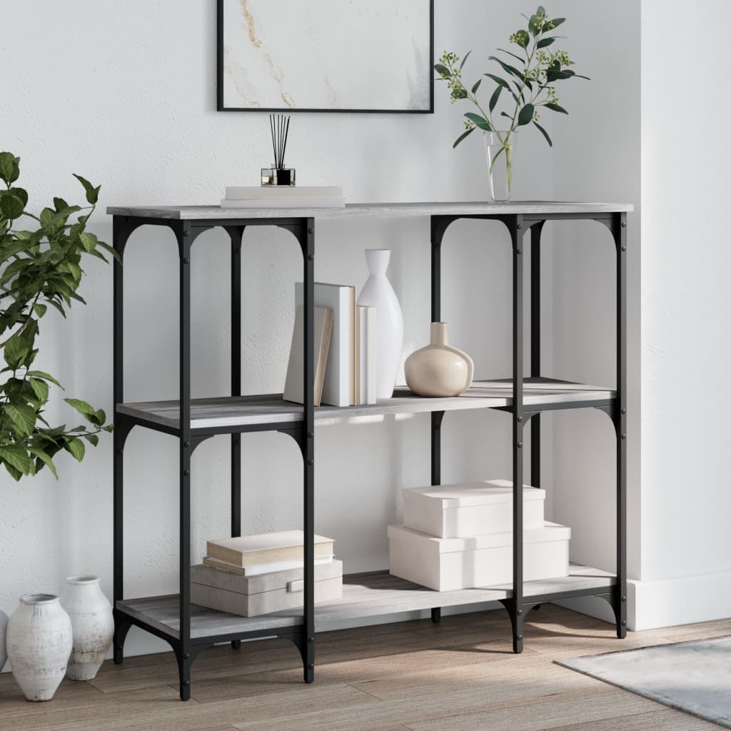 Console Table 102X35X90 Cm Engineered Wood