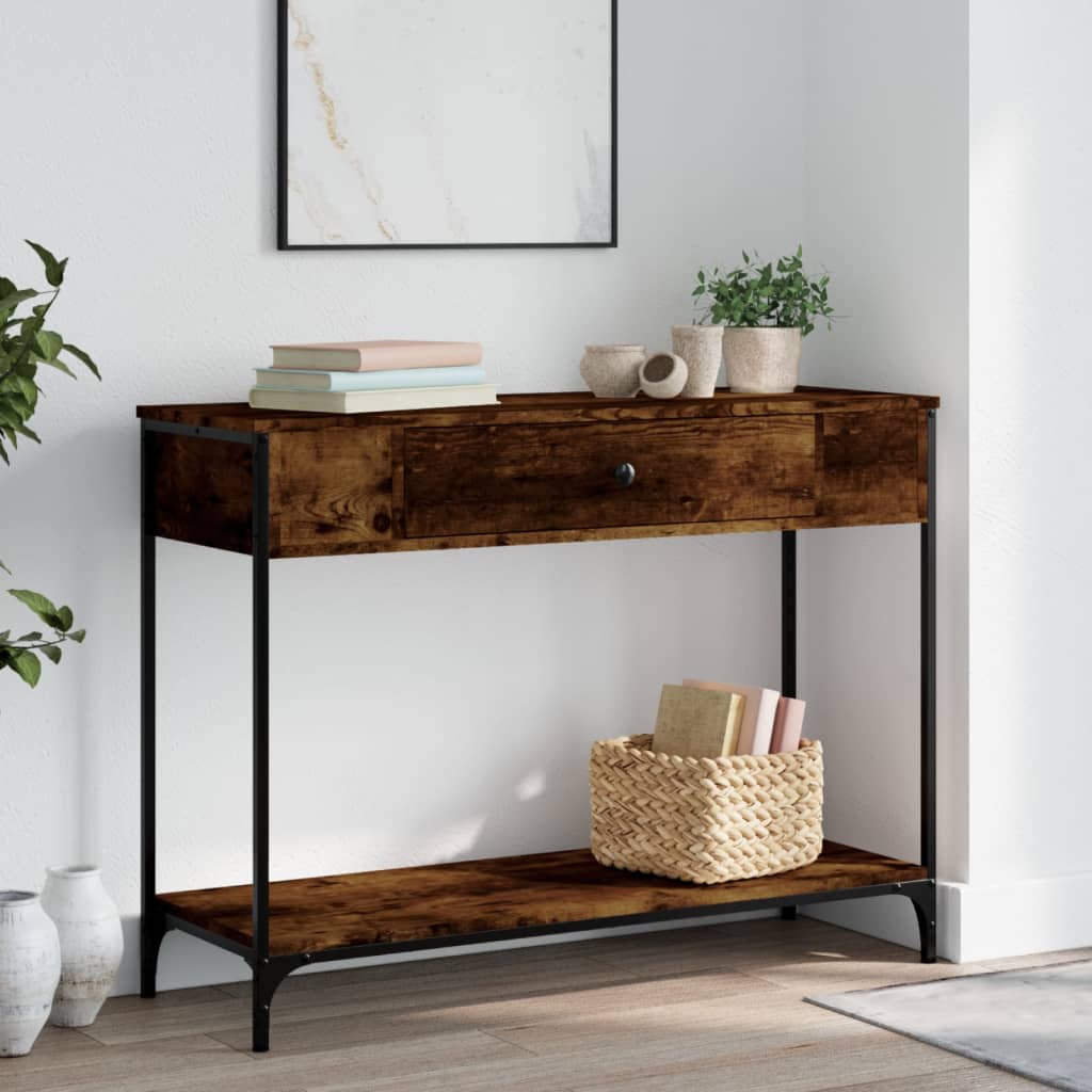 Console Table 100X34.5X75 Cm Engineered Wood