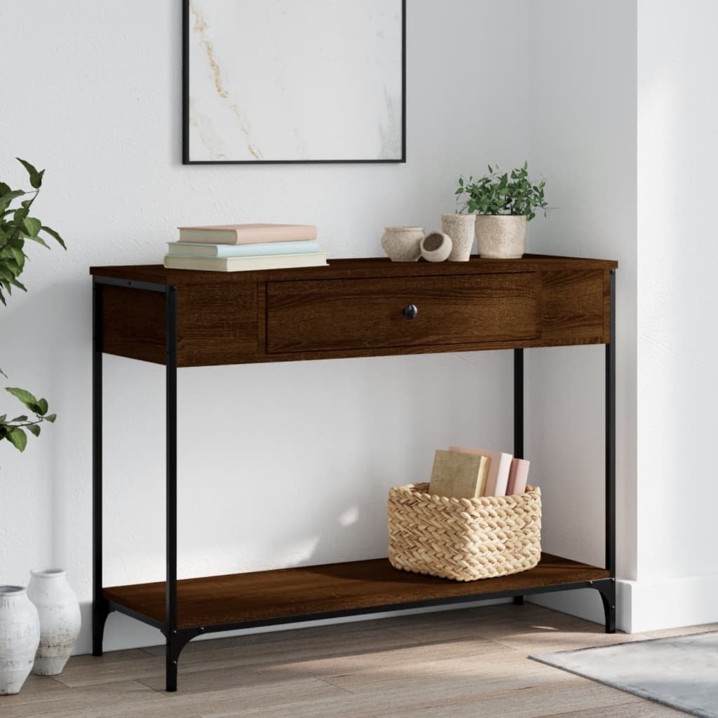 Console Table 100X34.5X75 Cm Engineered Wood