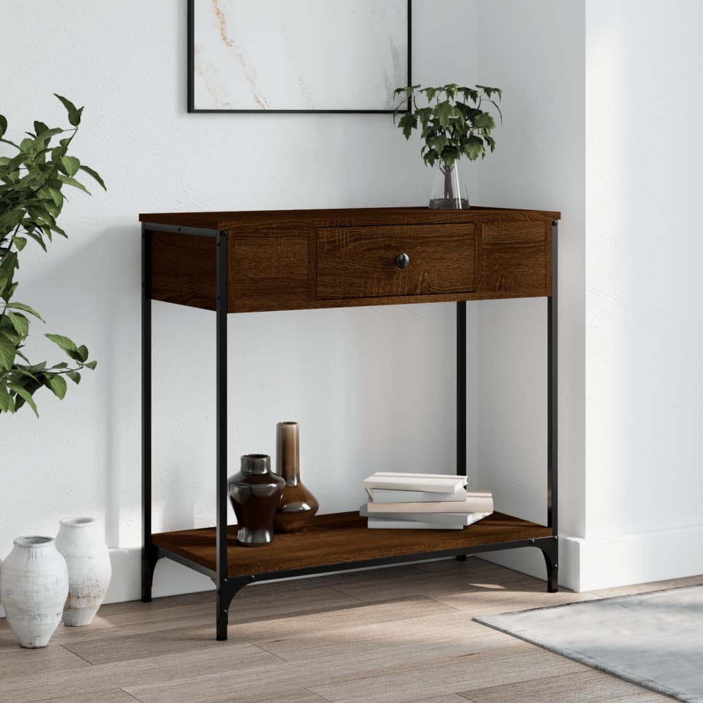 Console Table 100X34.5X75 Cm Engineered Wood
