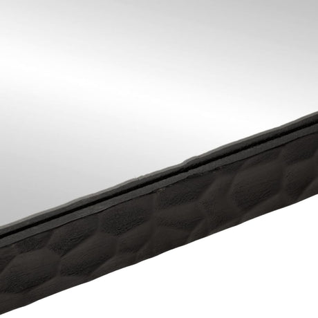 Bathroom Mirror 50X70X2.5 Cm Solid Wood Mango And Glass