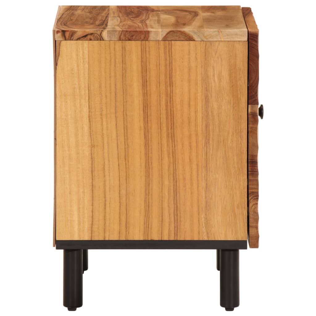Bedside Cabinets 2 Pcs 40X33X46 Cm Solid Wood Acacia