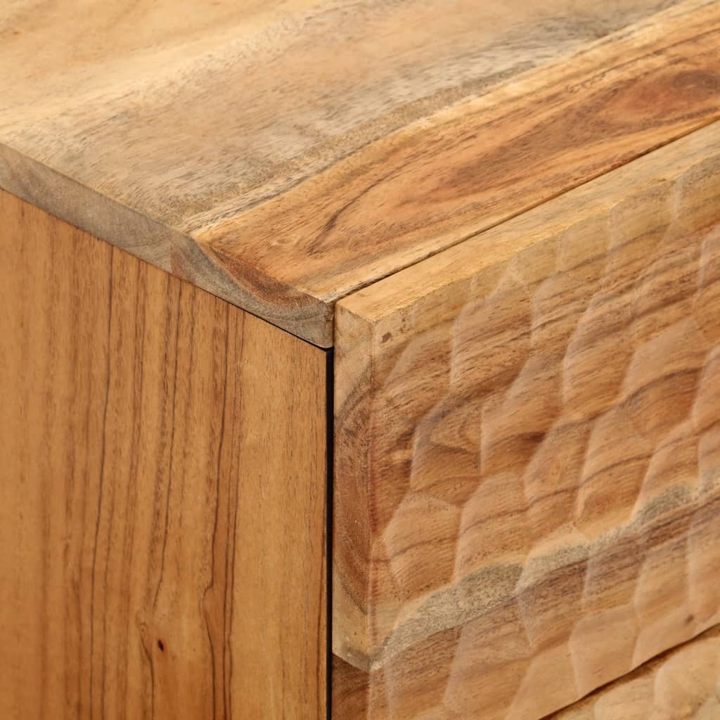 Bedside Cabinets 2 Pcs 40X33X46 Cm Solid Wood Acacia