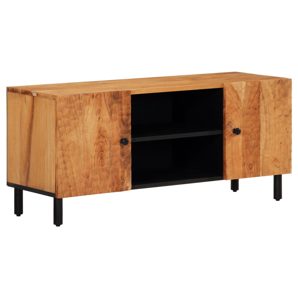Tv Cabinet 105X33X46 Cm Solid Wood Acacia