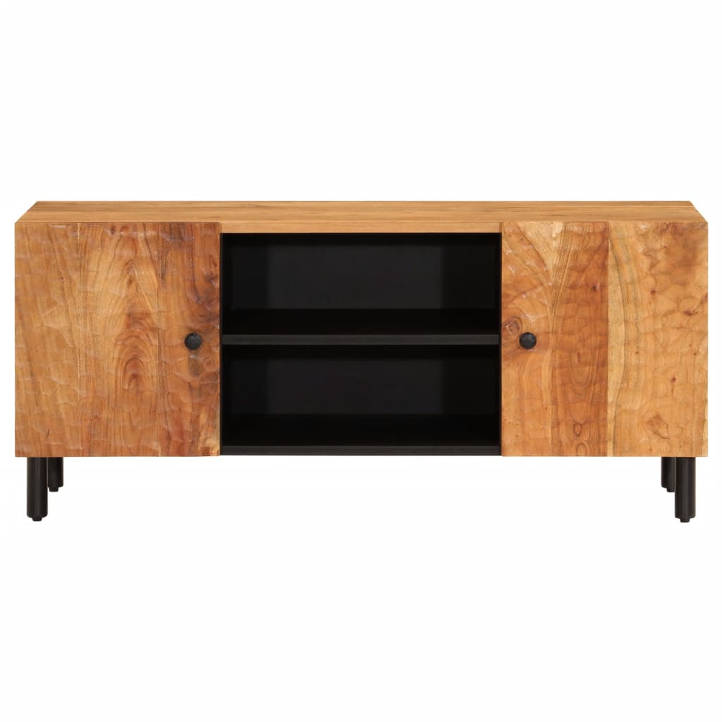 Tv Cabinet 105X33X46 Cm Solid Wood Acacia
