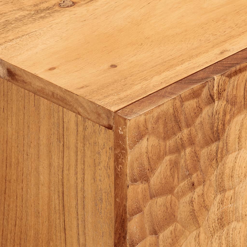 Tv Cabinet 105X33X46 Cm Solid Wood Acacia