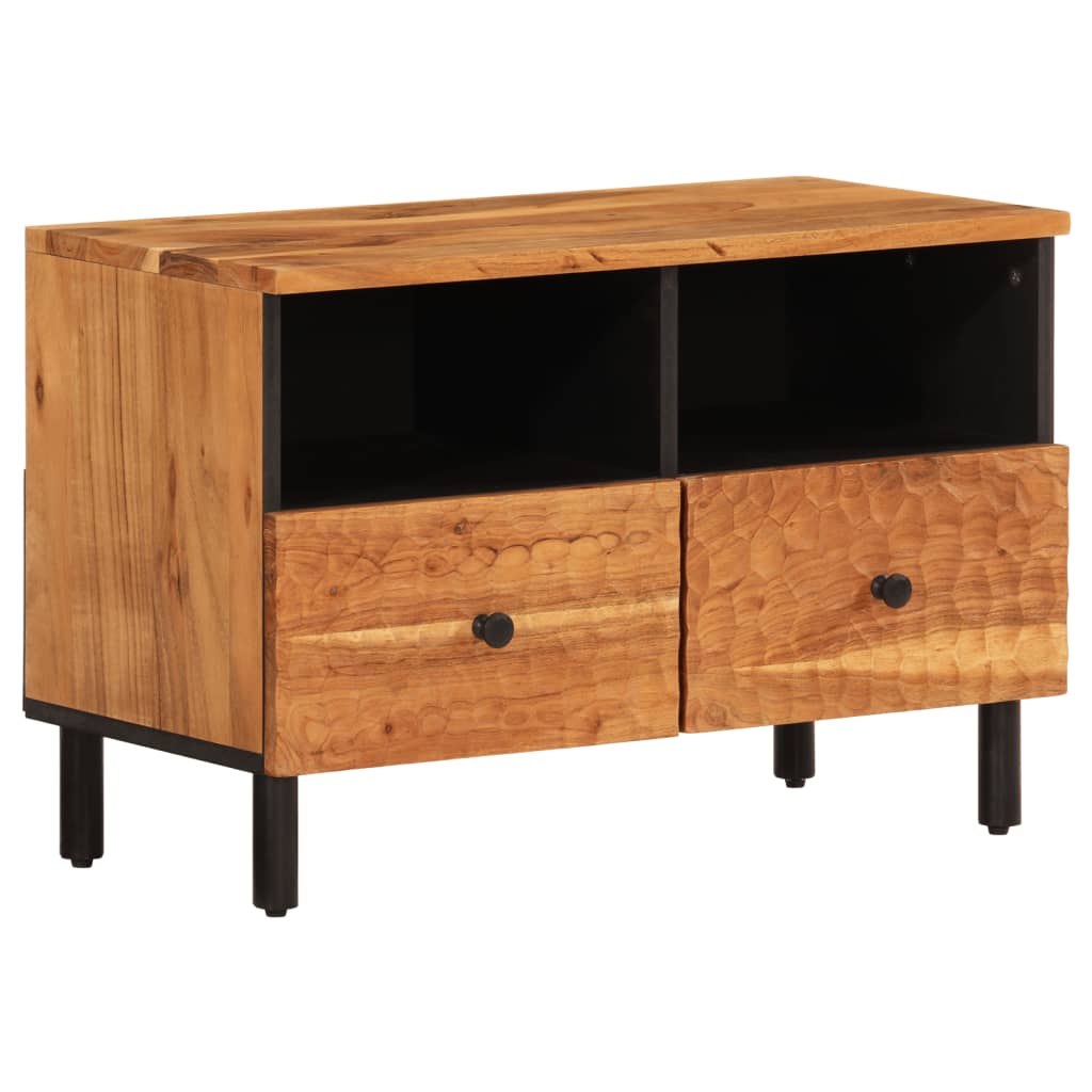 Tv Cabinet 70X33X46 Cm Solid Wood Acacia