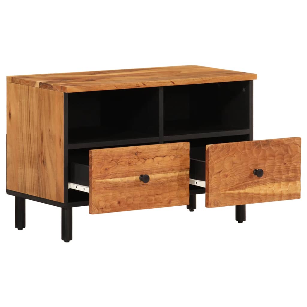 Tv Cabinet 70X33X46 Cm Solid Wood Acacia