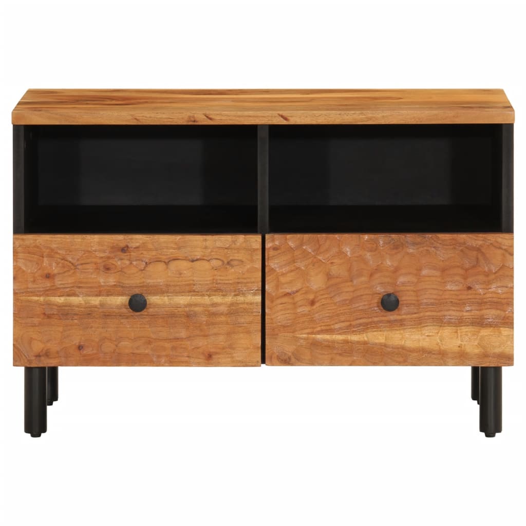 Tv Cabinet 70X33X46 Cm Solid Wood Acacia