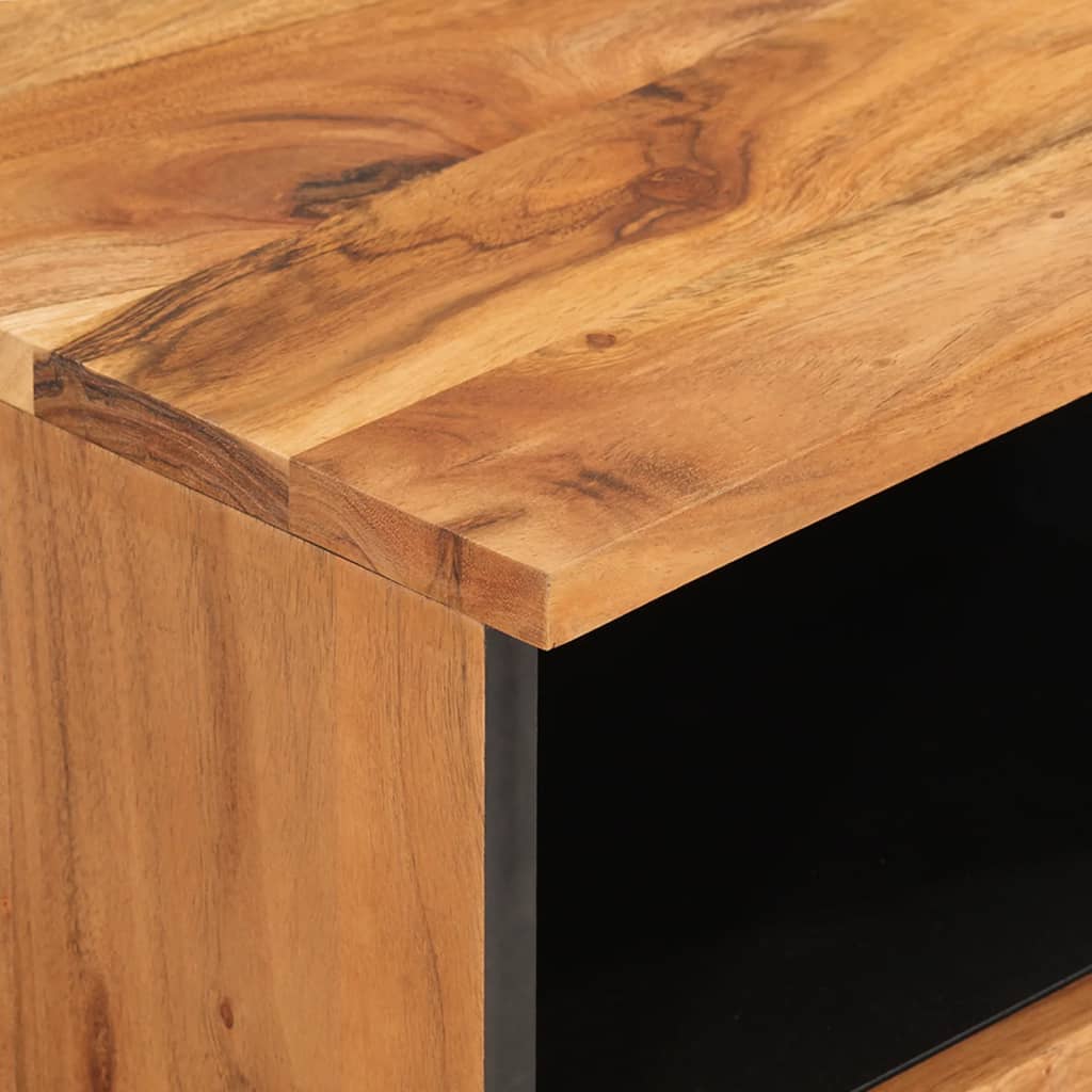 Tv Cabinet 70X33X46 Cm Solid Wood Acacia