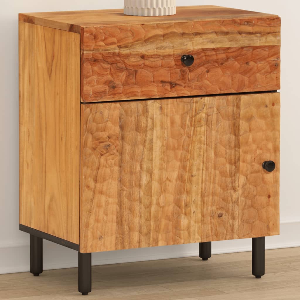 Bedside Cabinet 50X33X60 Cm Solid Wood Mango