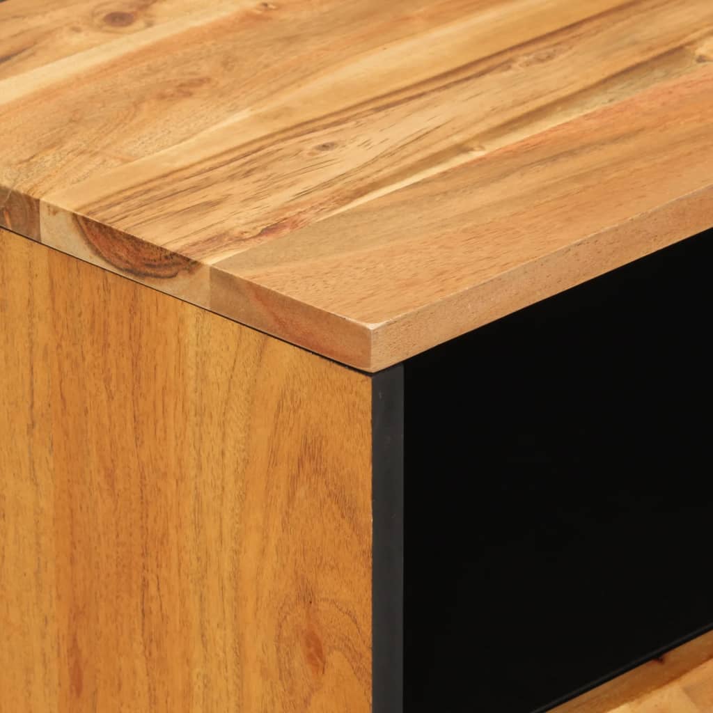Bedside Cabinet 50X33X60 Cm Solid Wood Acacia