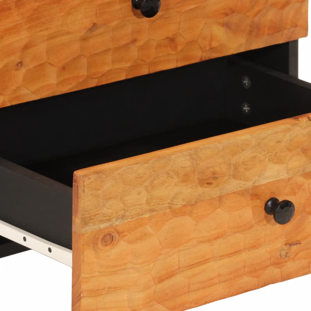 Bedside Cabinet 50X33X60 Cm Solid Wood Acacia