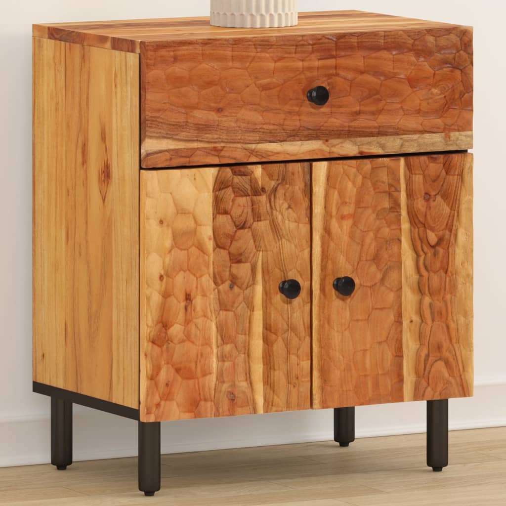 Bedside Cabinet 50X33X60 Cm Solid Wood Mango