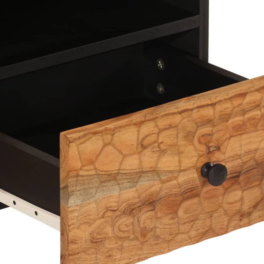 Coffee Table 80X54X40 Cm Solid Wood Acacia