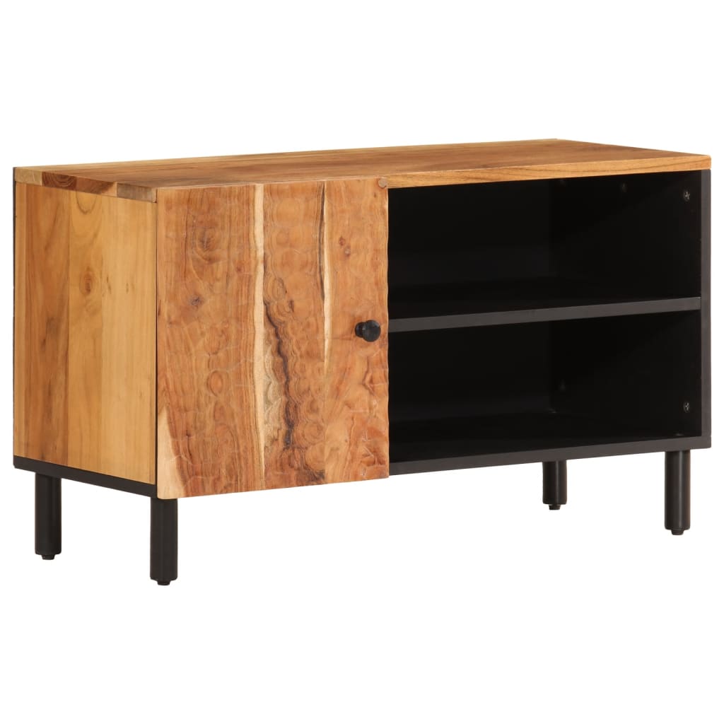 Tv Cabinet 80X33X46 Cm Solid Wood Acacia