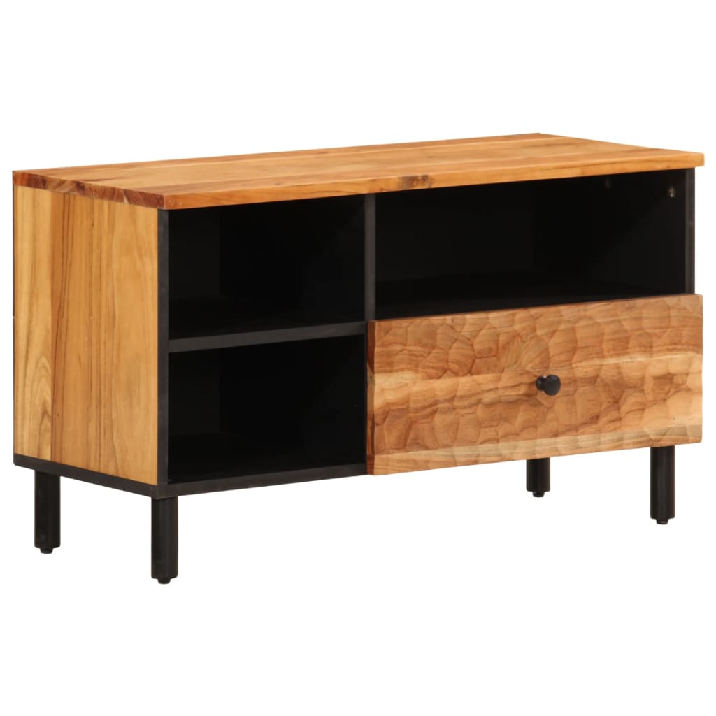 Tv Cabinet 80X33X46 Cm Solid Wood Acacia