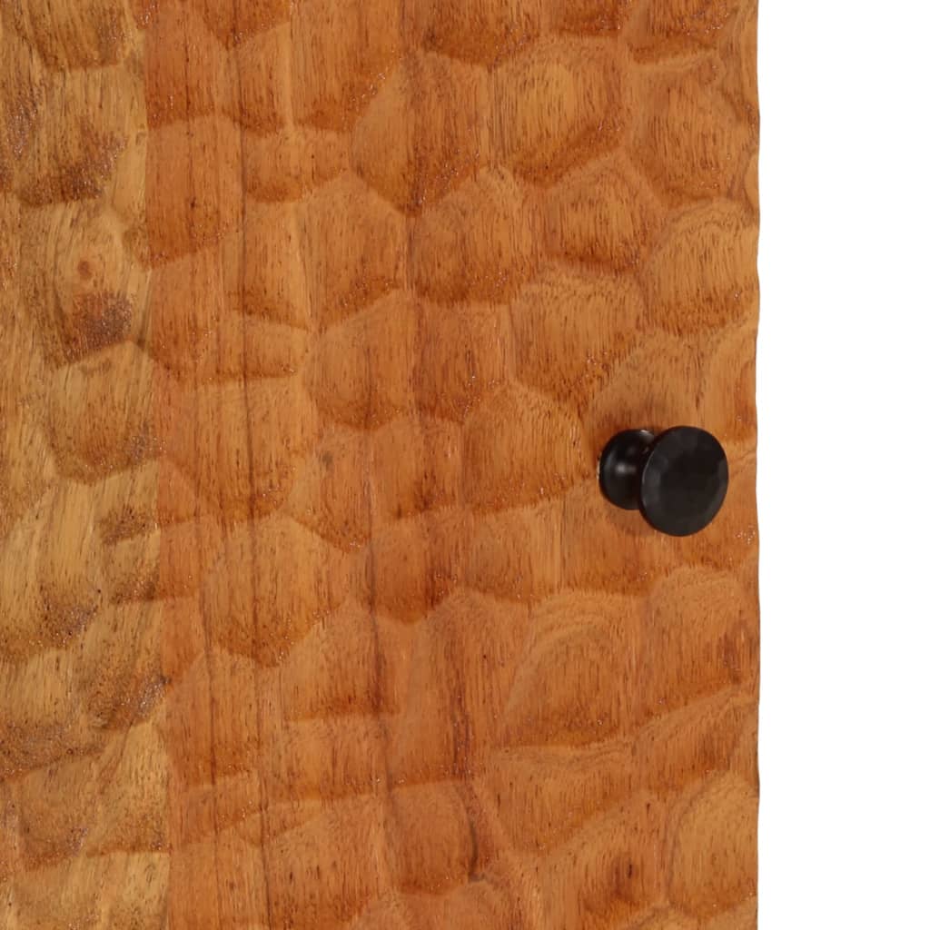 Bathroom Wall Cabinet 38X33X48 Cm Solid Wood Acacia