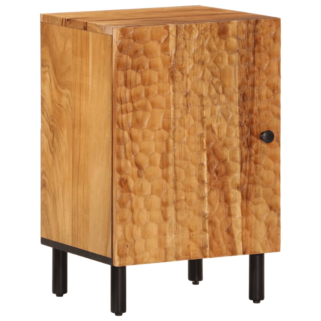 Bathroom Cabinet 38X33X58 Cm Solid Wood Acacia
