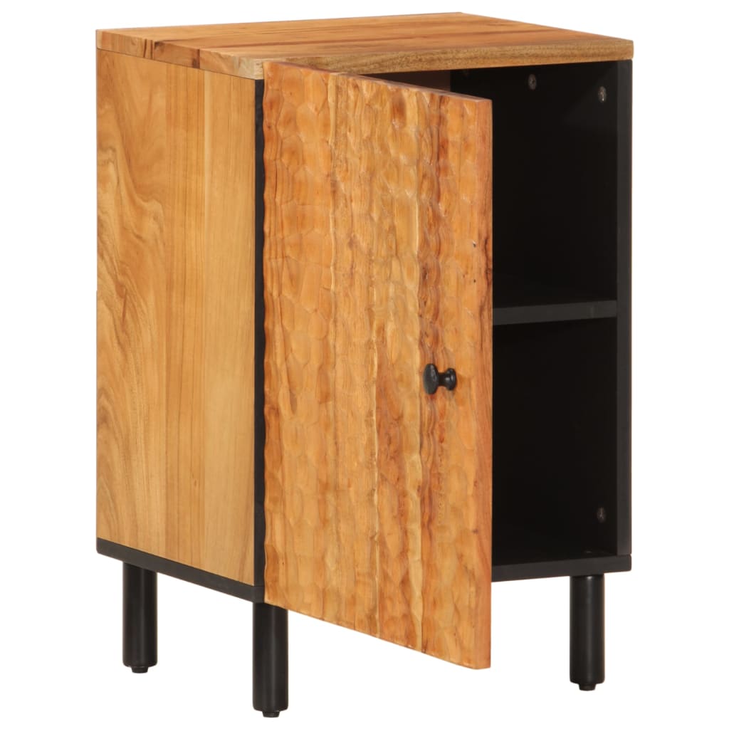 Bathroom Cabinet 38X33X58 Cm Solid Wood Acacia