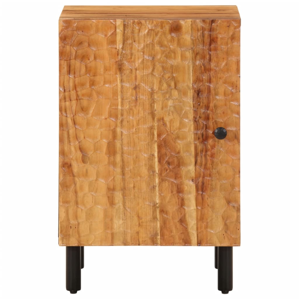 Bathroom Cabinet 38X33X58 Cm Solid Wood Acacia