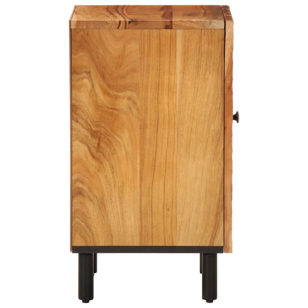 Bathroom Cabinet 38X33X58 Cm Solid Wood Acacia