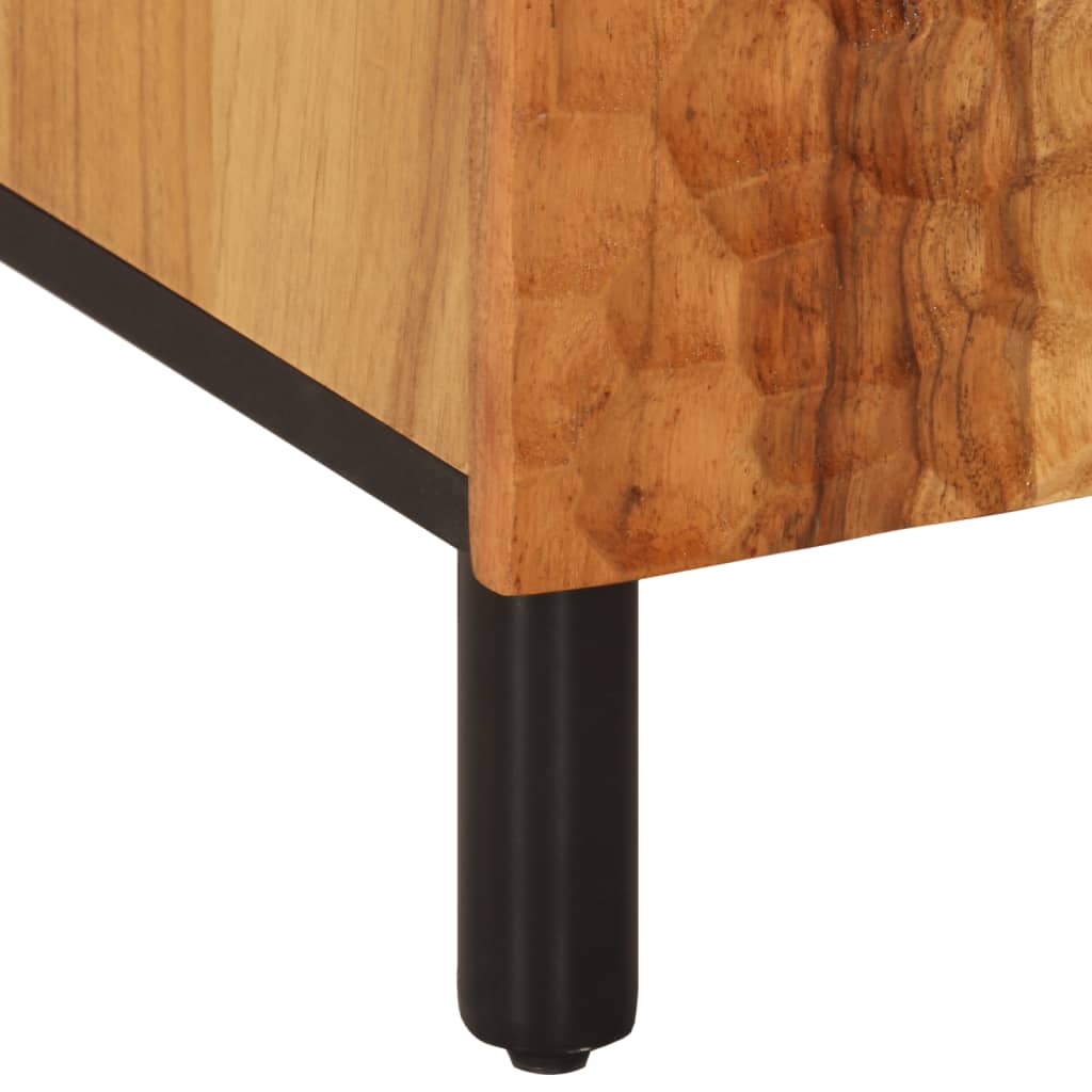 Bathroom Cabinet 38X33X58 Cm Solid Wood Acacia