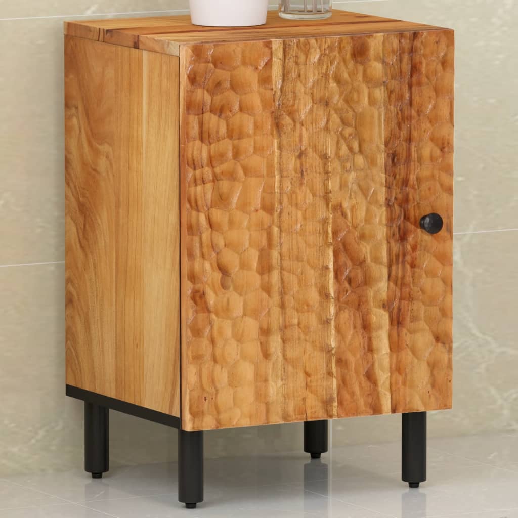 Bathroom Cabinet 38X33X58 Cm Solid Wood Acacia